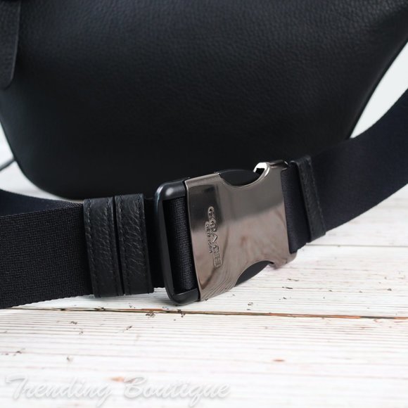 NWT Coach Thompson Belt Bag In Signature Jacquard With Varsity Stripe - Picture 8 of 9